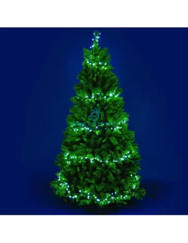 Giocoplast 14308715 Mini-Glühwürmchen LED 96 Lichter weiß 24 V mit Motor 8 Lichtspiele